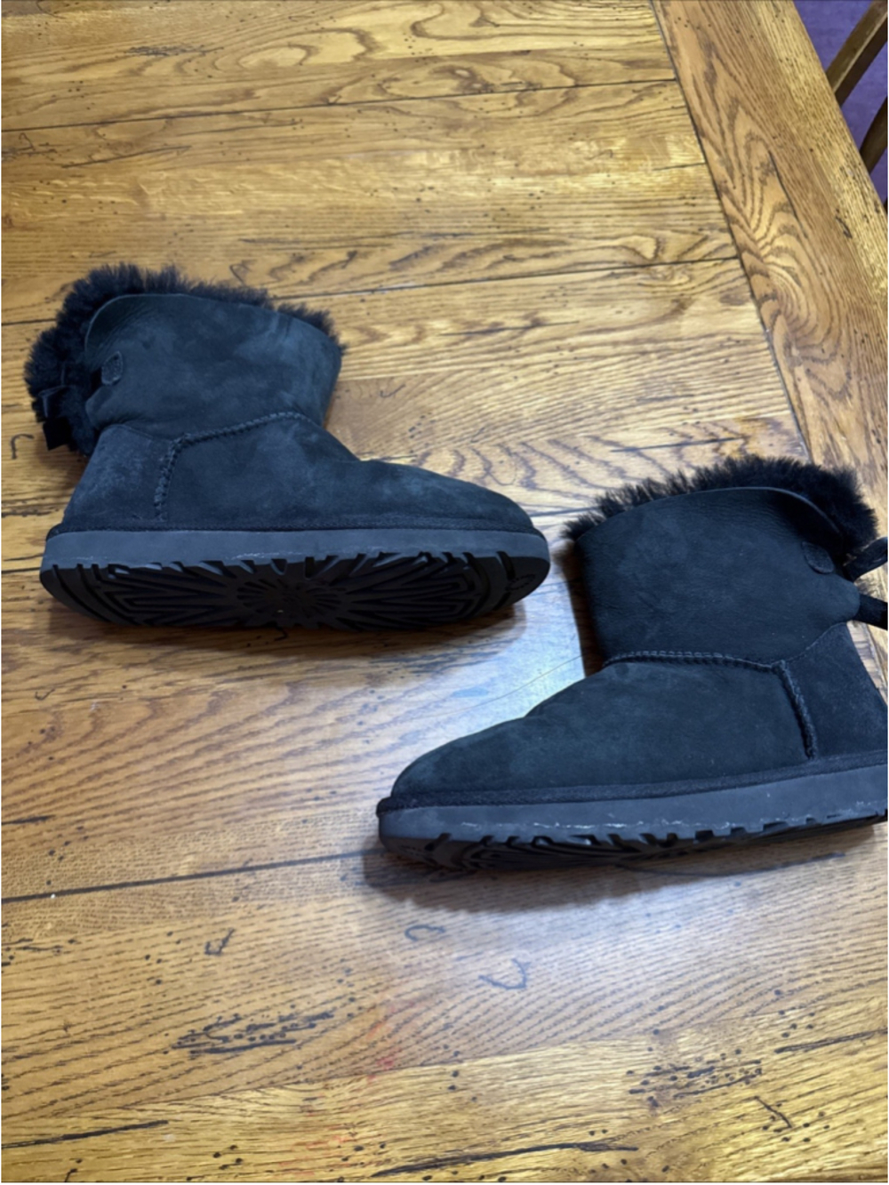 UGG Classic Bling Mini Ankle Boots, Black — Women’s Size 7